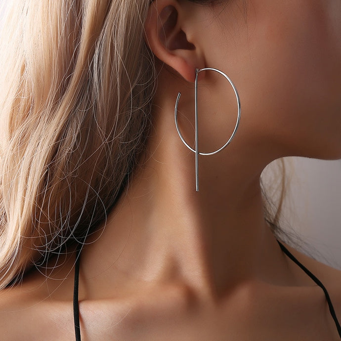 simple hoop earring