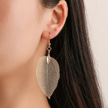 Load image into Gallery viewer, Gold Leaf Earrings