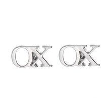 Load image into Gallery viewer, XO Silver Earring