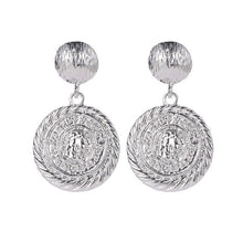 Load image into Gallery viewer, Gold Color Drop Earrings