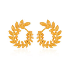 Load image into Gallery viewer, Small Leaf Stud Earring